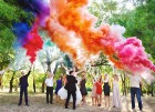 Цветной дым для свадьбы в Челябинске