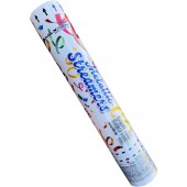 CM034 Пневмохлопушка 30 см Серпантин фольга бумага 1/100/1