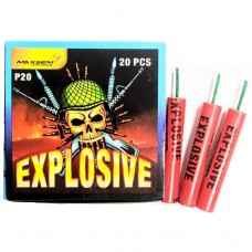Петарды P20 Петарды "EXPLOSIVE" (Корсар-5) 4/24/20/1 в Челябинске