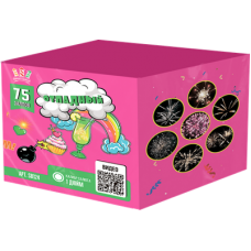 SB124 Салют Фейерверк "Отпадный" (1"х75) веер 1/2/1