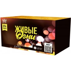SB179 Салют Фейерверк "Живые огни" (0,8;1;1,25"х374) 2 кор. веер 1/1/2