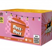 SB186 Салют Фейерверк "Пых-Пых" (1"х29) веер 1/6/1 - Фейерверки и батареи салютов в Челябинске