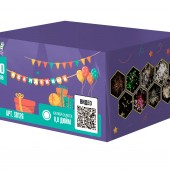 SB 126 Салют Фейерверк "Обалденный" (0.8"х100) веер 1/4/1 - Фейерверки и батареи салютов в Челябинске