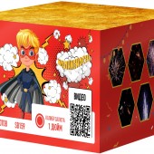 SB 159 Салют Фейерверк "Молниеносец" (1"х100) 1/2/1 - Фейерверки и батареи салютов в Челябинске