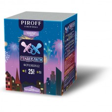 Фейерверк СУ0502512 Дневной салют фейерверк Blue smoke with crackling and whistling (1,2"х25) 1/4/1 веер в Челябинске